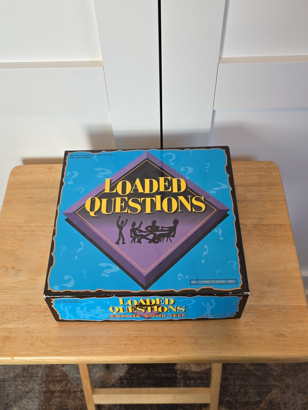 Loaded Questions Kids Party Game - Blue
